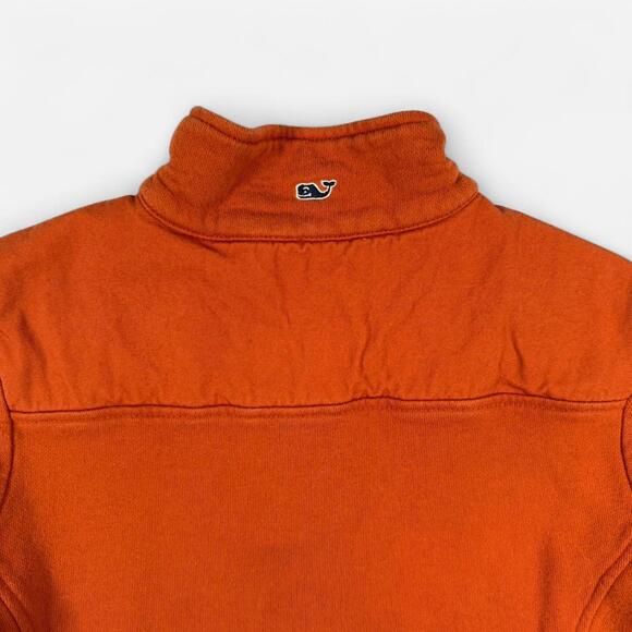 Vineyard Vines Shep Shirt Quarter Zip Womens XS Orange Preppy Coastal Collegiate - Picture 7 of 8